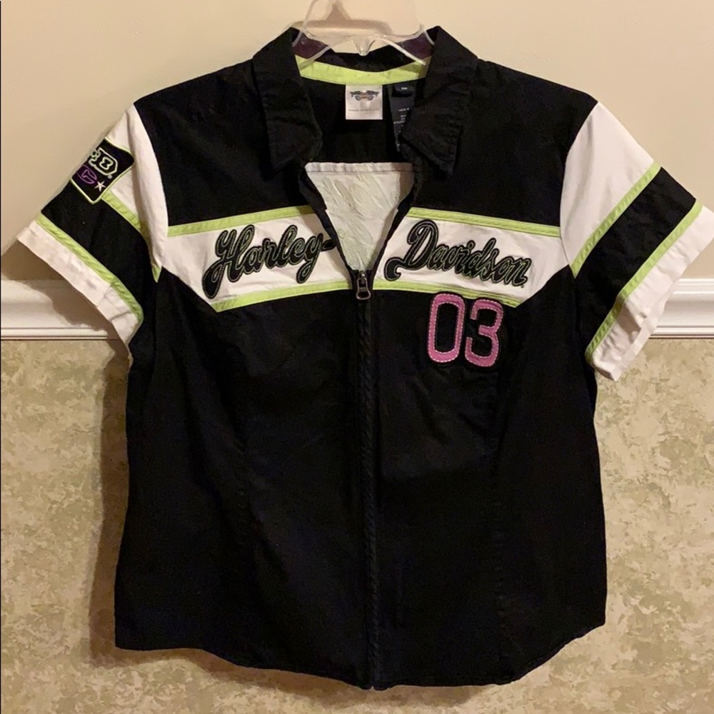 Harley-Davidson Women’s Zip-Front Shirt